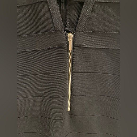 bebe - Black Bandage Bodycon Little Black Dress - Women’s Size XS - Picture 7 of 10